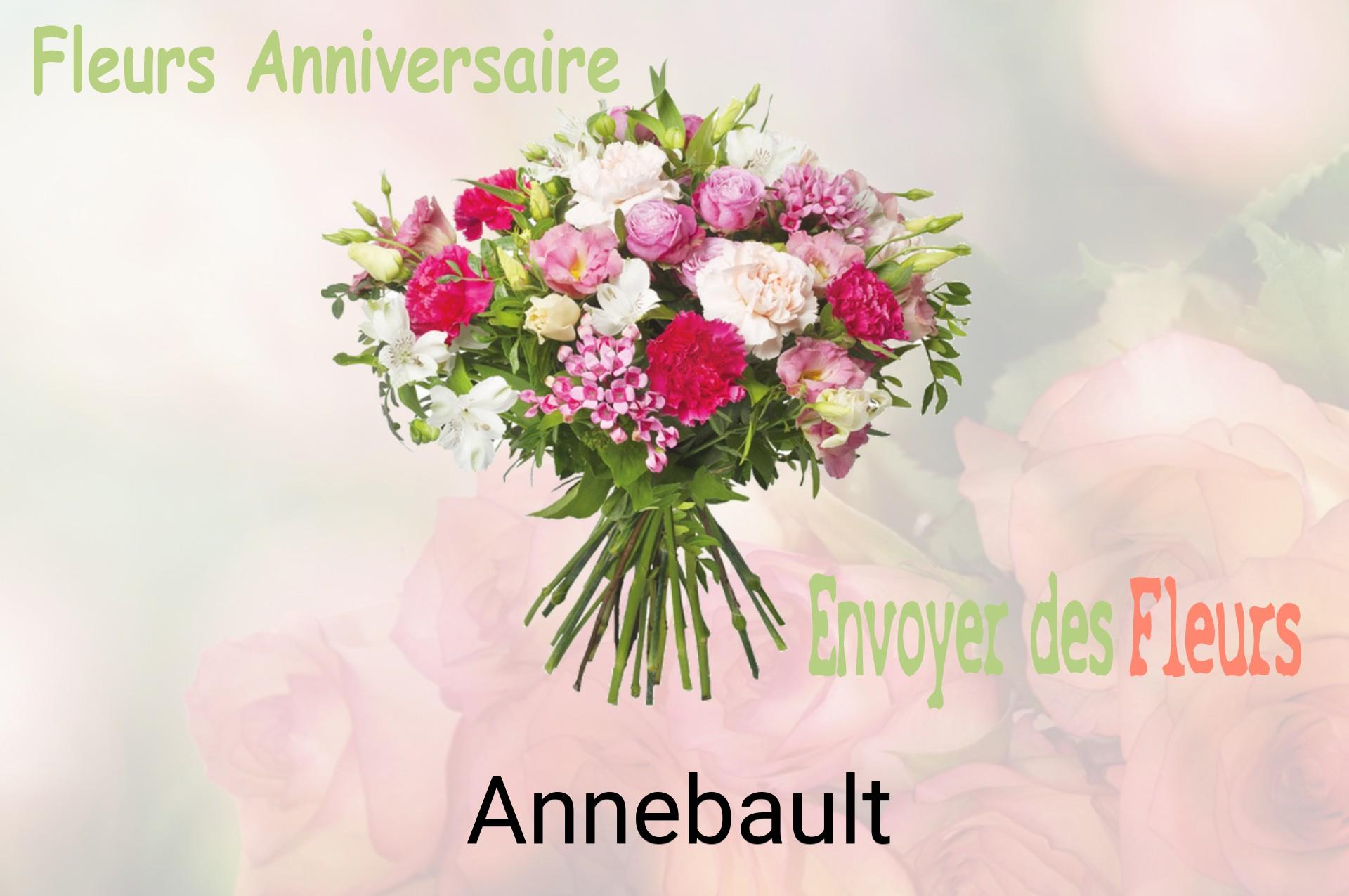 Bouquet de fleurs d’anniversaire livré à Annebault